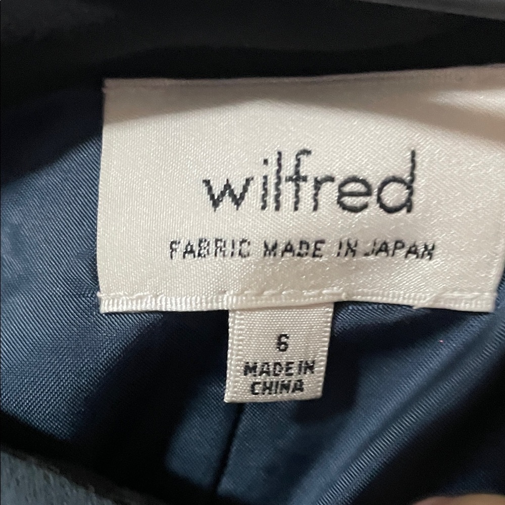 Wilfred Mini Skirt with Pocket Bluish Green Size 6 - Picture 3 of 5